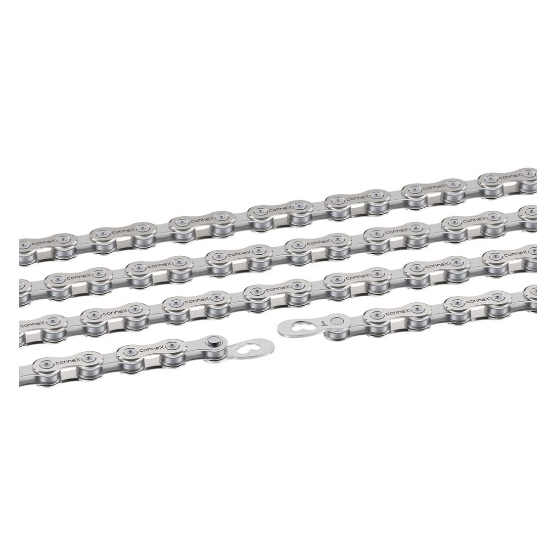 Connex Fahrrad Kette Connex 8sX 8-fach Trekking Nickel 114 Glieder Wippermann SnapOn, 2601-08SX1-0420