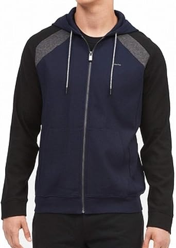 Amazon.com: Calvin Klein playera de manga larga para Color Bloqueado cierre  Completa Sudadera Con Capucha Para Hombre, S, Combo azul marino cadet :  Ropa, Zapatos y Joyería