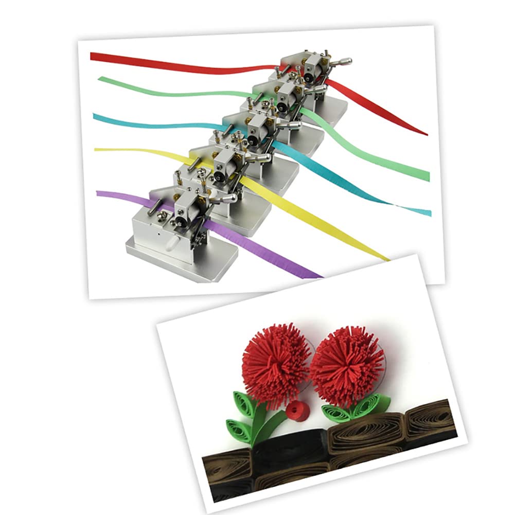 Fringer Cutting Machine - Macchina per quilling manuale fai da te per realizzare nappe e rotoli di fiori, artigianato unico fatto a mano, per scrapbooking - Fringer manuale per quilling