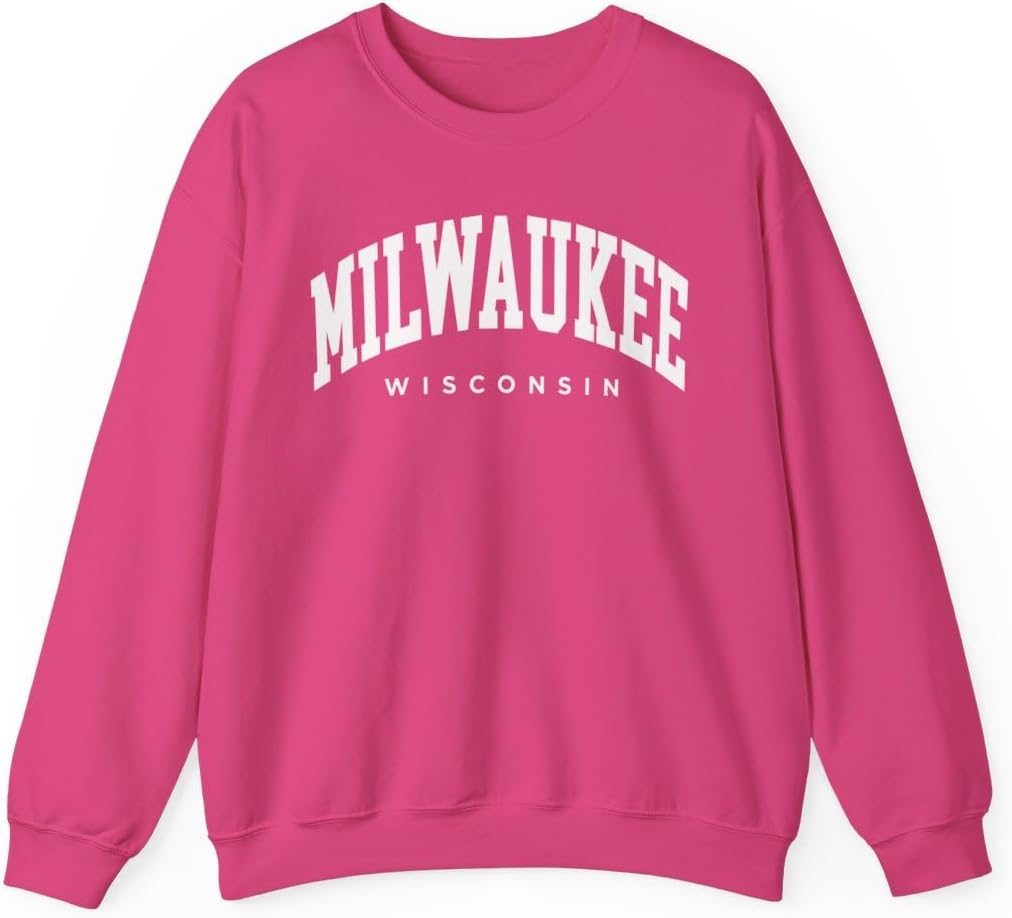 Milwaukee Wisconsin Adult Unisex Crewneck Sweatshirt