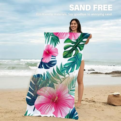 Serviette microfibre plage absorbante et compacte grand format - 4