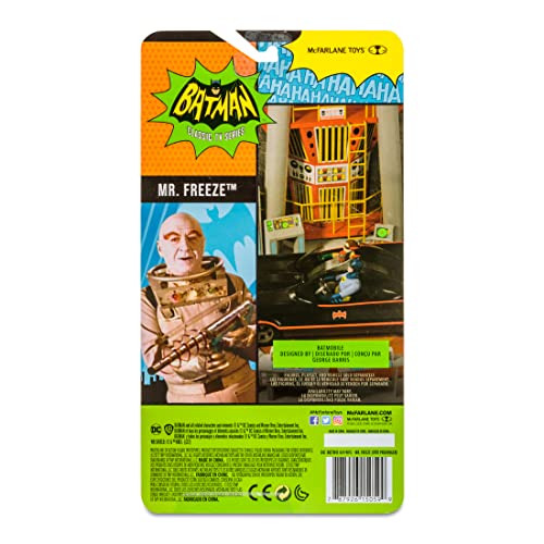 Mcfarlane Dc Retro Action Figure - Batman 66 - Mr. Freeze (Otto Preminger) Multicolor Tm15059 #TOP2