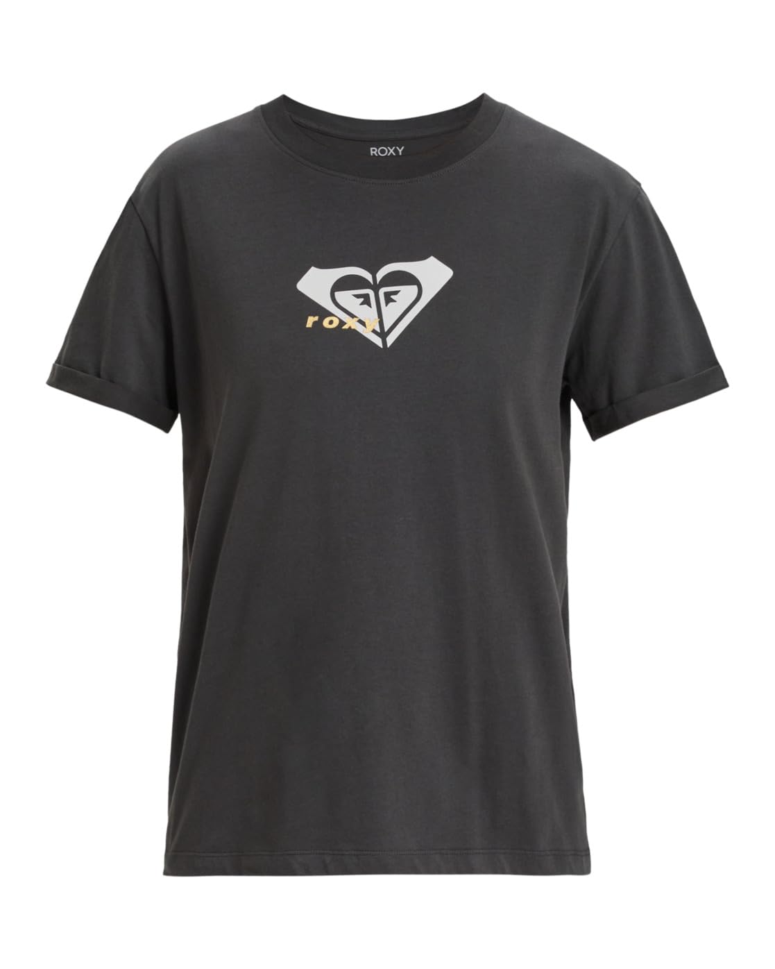 Roxy Short-Sleeved T-Shirt OCEANREGULAR Corpo Young Womens Black XS