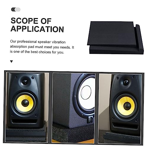 Almohadilla aislante acústica Mikinona para altavoz, esponja de 5 pulgadas, color negro miniatura 3