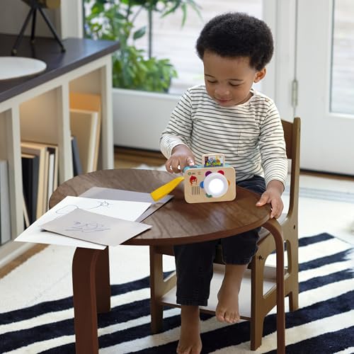 Baby Einstein, Hape Learning Lens Spielzeugkamera – Lernkamera Für Babys Ab 6 Monaten, Vermittelt Farben & Feinmotorik, 6 Farben In 4 Sprachen, 30+ Sätze, Melodien & Kameratöne