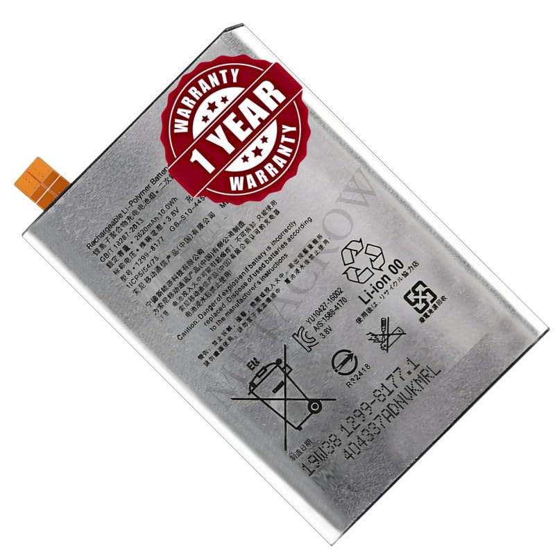 Image of Original LIP1621ERPC Battery Compatible for Sony Xperia X (F5121) | X Dual (F5122) | L1 - (2620mAh) - 1 Year Warranty BC45