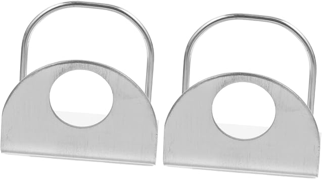Unomor 2pcs Stainless Steel Wall Mounted Toothpaste Holders - Space-Saving Bathroom Toothpaste and Toothbrush Rack, Easy Installation, Silver