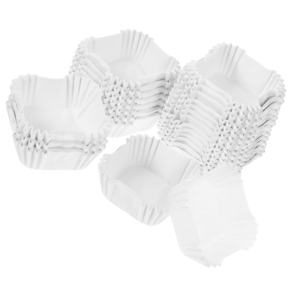 IMIKEYA 4 Ensembles Tasses À Gâteau Moules À Muffins De Mariage Doublures De Moules À Muffins À Gâteau Moules À Pâtisserie Grands Moules À Muffins Blanche Papier 2000 Pièces * 4