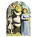 Star Cutouts, Shrek, Fiona, Donkey & Boots, Cardboard Cutout Standup, Movie-Themed Life-Size Stand-In - 53