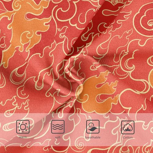 Little Girls' Soft Cotton Underwear Kids Breathable Comfort Red Flame Panties Briefs Toddler3