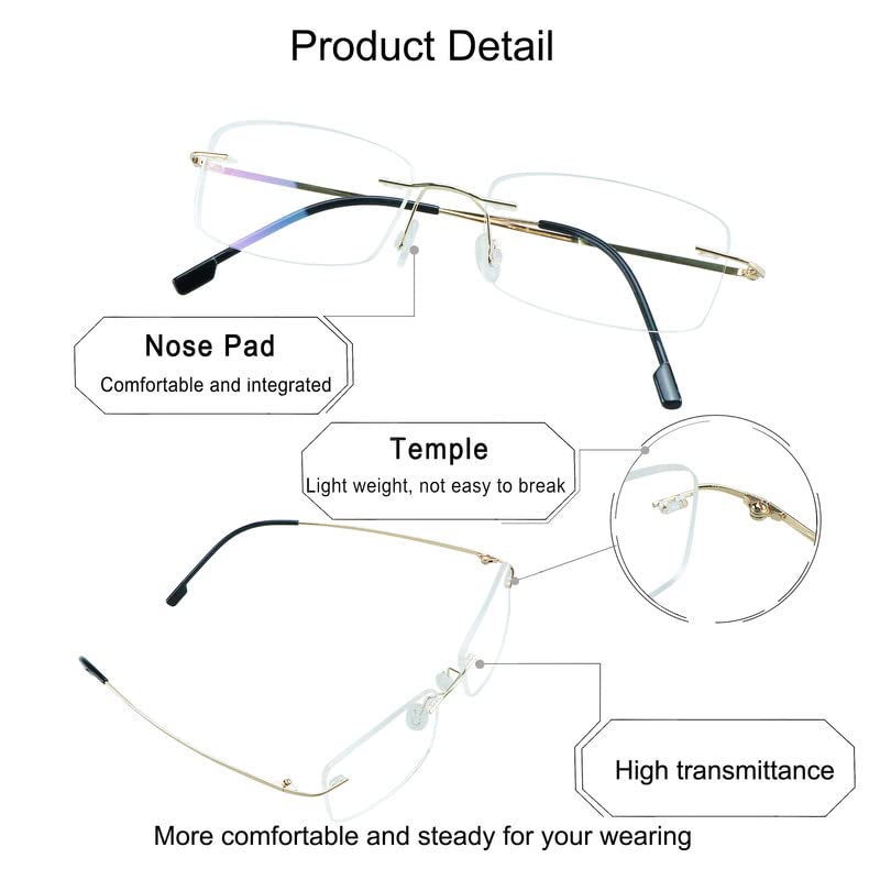 Image of YEIN Blue Light Blocking Glasses, Anti Eyestrain, TV Glasses for Women Men
