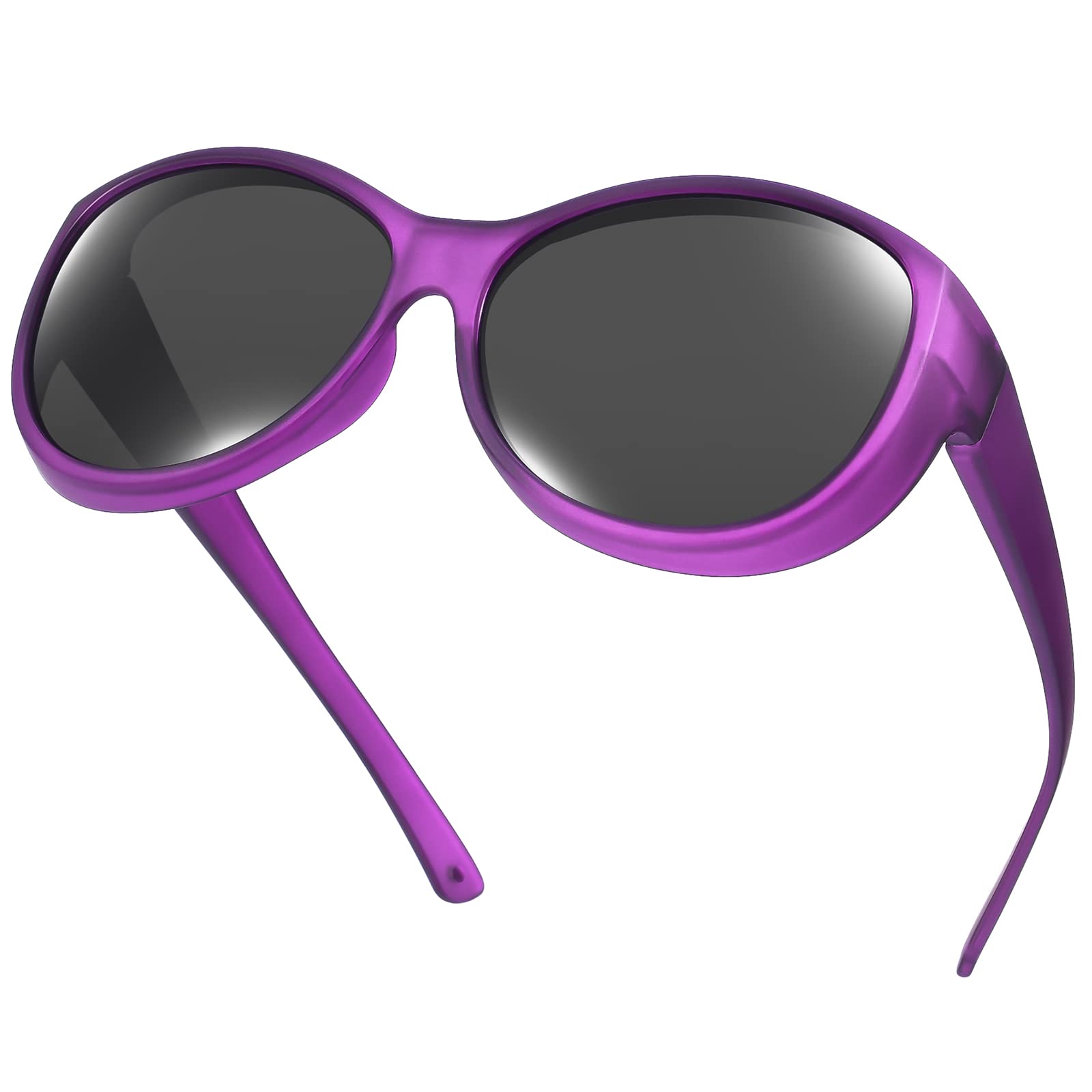 TINHAOOversized Polarized Sunglasses Over Glasses Fit Over Glasses Wrap Around Sunglasses for Women and Men