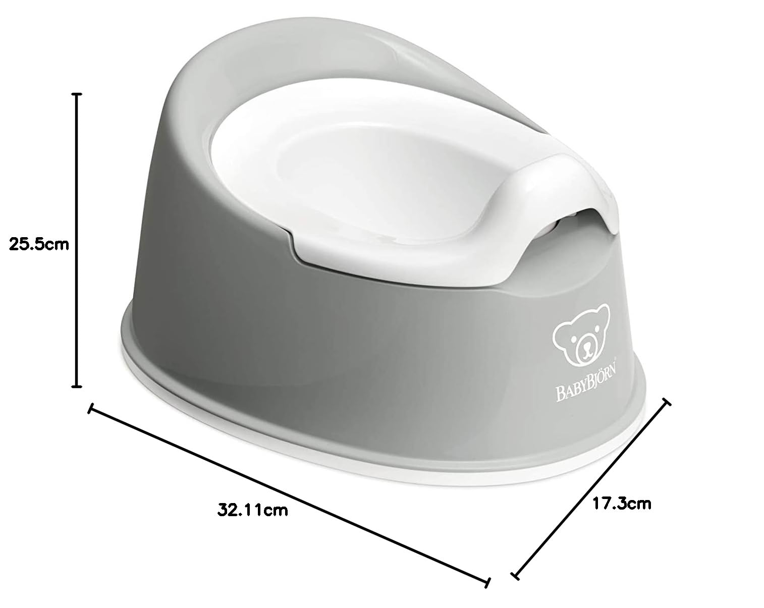 BabyBjörn Vasino intelligente, grigio/bianco