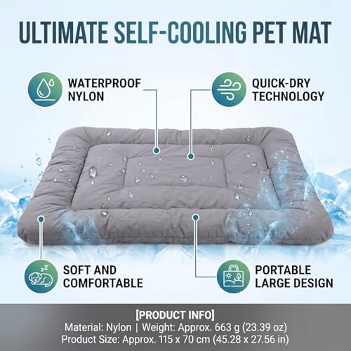 Tapis rafraîchissant pour chien grand lit auto-refroidissant imperméable en nylon Jiawu - 3