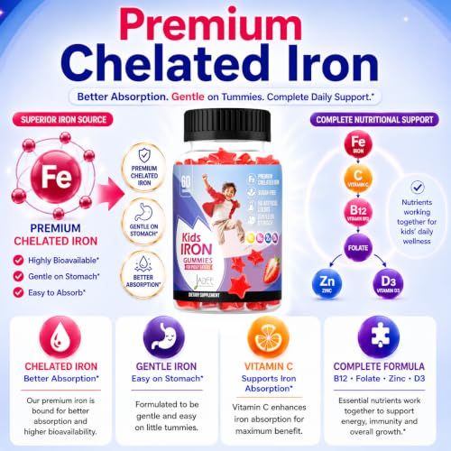 Jadee Gentle Iron Gummies for Kids