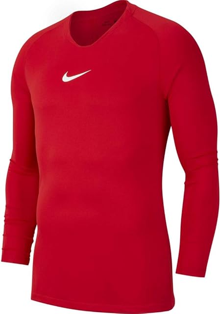 NIKE Men's Nike Park First Layer Thermal Long Sleeve Top, Red, XXL UK