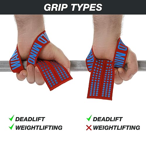 Image of WARM BODY COLD MIND V1 Lifting Wrist Straps for Olympic Weightlifting - Rated at 660 lb - Hand Wraps for Powerlifting, Weight Lifting, Bodybuilding Functional /Cross Training, Deadlift Gym Bar, Cotton