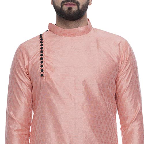 Image of Veera Paridhaan Men's Ethnic Jacquard Printed Long Straight Kurta