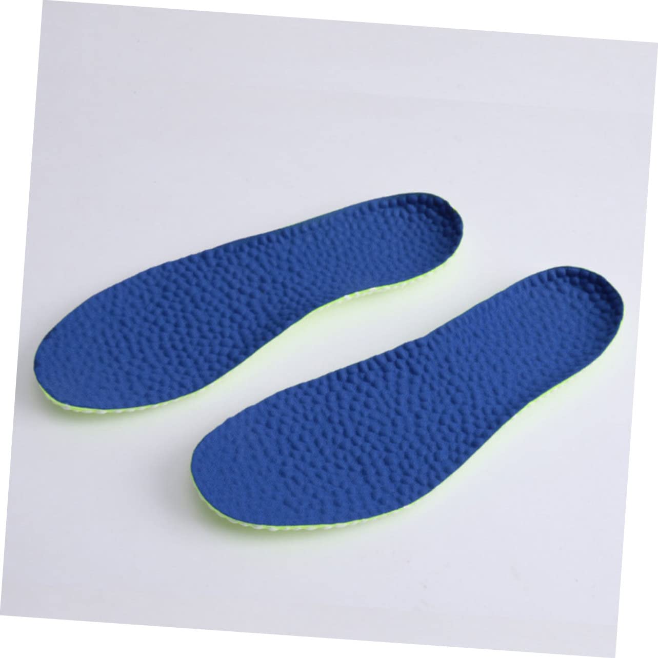 FOMIYES 4 Paare Sport-Einlegesohle Sohleneinlagen Sport Einlegesohlen schäumende Fußeinlagen wechselfußbett fußkissen fusspads Einlegesohle für Schuhe Schuheinlagen damen TPU-Schaum Blue