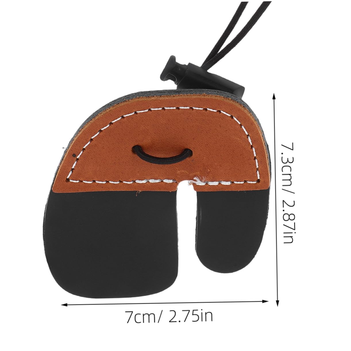 DECHOUS 2pcs Bow Finger Guard Double Layer Finger Protectors Adjustable Archery Finger Guard for Practice Archery Finger Guard Replacement