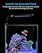 NICREW Marine Clip on Aquarium Light, Saltwater Fish Tank Light for Coral Reef Tanks with LCD Timer, 2 Lighting Modes