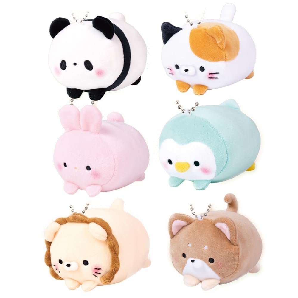 Amazon.co.jp: 6種セット もちふわころころらいふ ぬいぐるみ