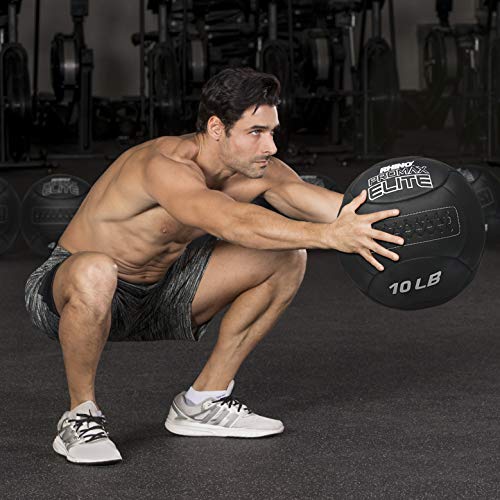 Champion Sports PRX10 Rhino Promax Elite Slam Balls, 10 lb, Soft Shell with Non-Slip Grip, Medicine Wall Exercise Ball for Weightlifting, Plyometrics, Cross Training, & Home Gym Fitness - Thumbnail 2