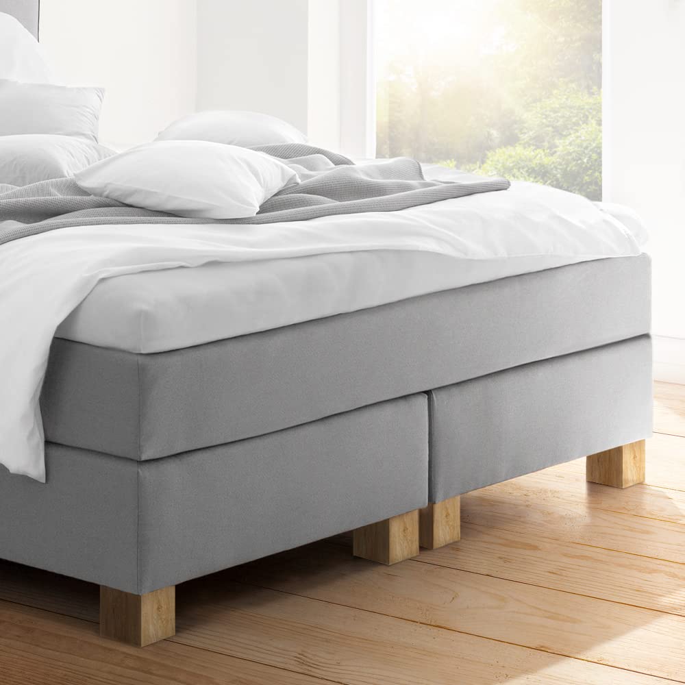 ESTELLA Topper-Spannbetttuch | Platin