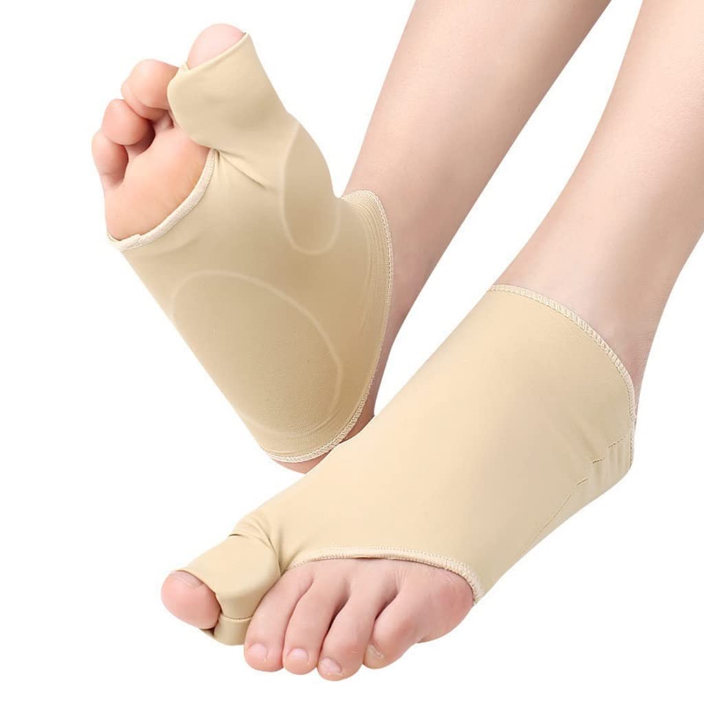 Corrector de juanetes para Dedos superpuestos, enderezador del Dedo Gordo, Funda Protectora de Soporte para férula de juanete, Mangas para aliviar el Dolor para corrección de Hallux Valgus