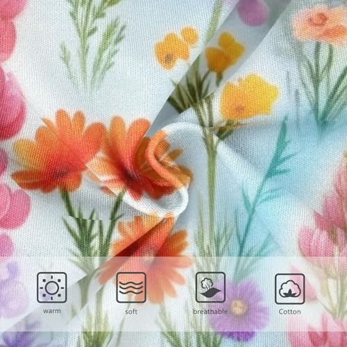 Watercolor Wildflower Pink Lupines Toddler Underwear Custom 2t Cotton Little Girl Panties Pattern Kids Briefs Undies3