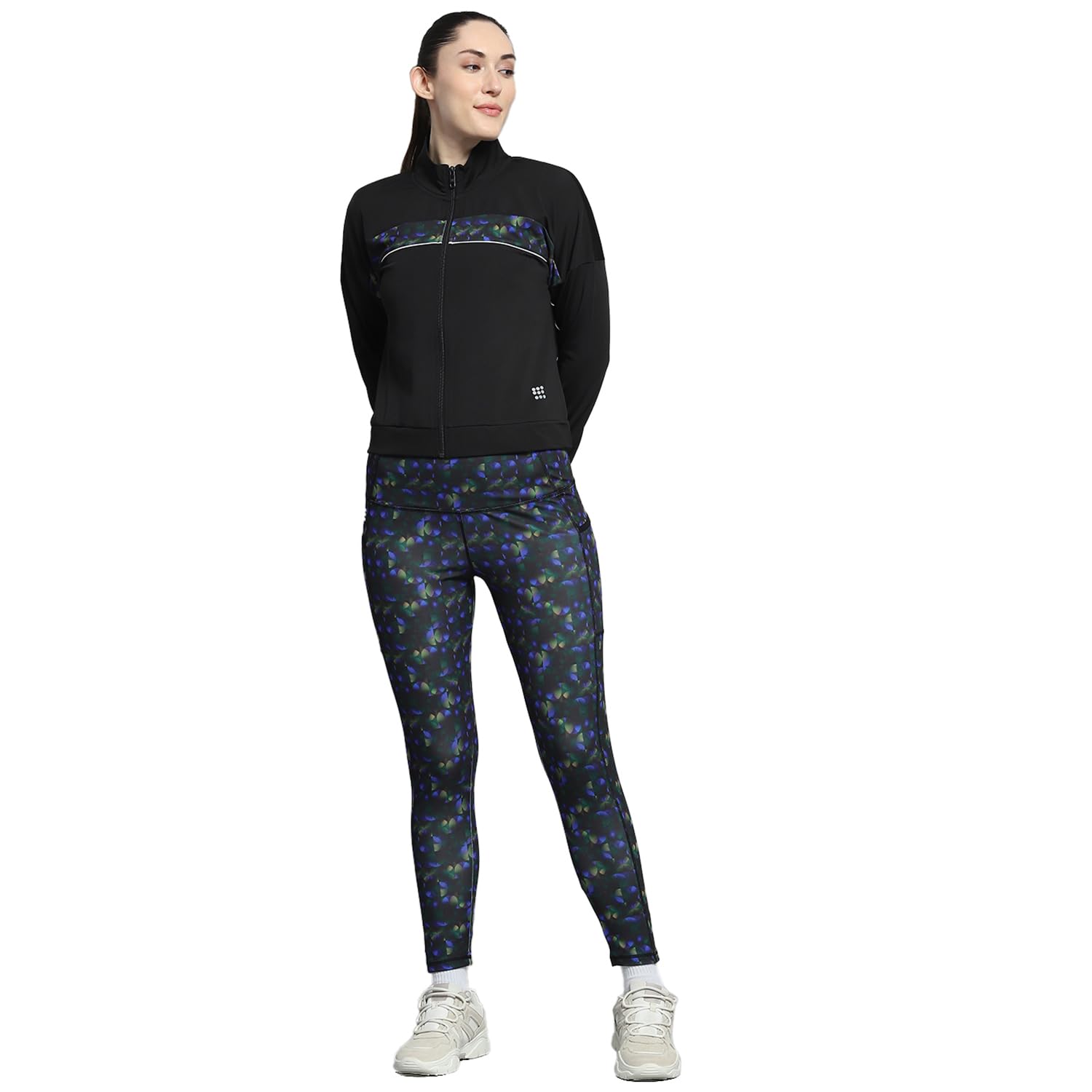 rock.it Womens Regular Fit Mock Neck Full Sleeves Printed 3 Pc Set (Pack Of 1)-picture-34