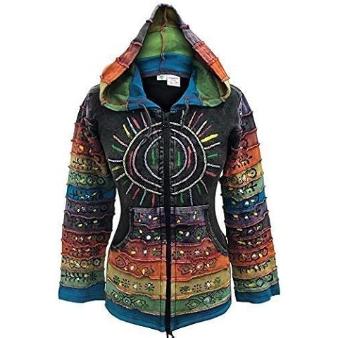 SHOPOHOLIC FASHION Sudadera con Capucha Multicolor Cover