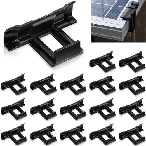  Clips Drenaje Paneles Solares 30mm Eliminación Agua Pack 20 Accesorios Instalación