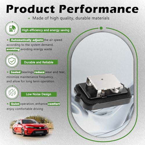Image of Front AC Air Conditioning Control Module Heater Fan HVAC Blower Motor Resistor Fits Compatible with Honda 1998-2002 Accord / 1999-2004 Odyssey Replaces 79330S84505 79330S84A01 JA1252 3A1052 RU-334
