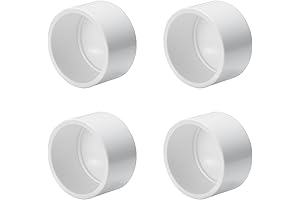 4PCS PVC End Cap Schedule 40 (2 Inch)