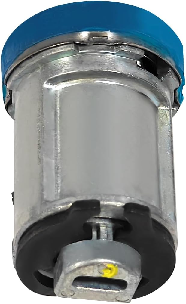 Ignition Lock Cylinder & Key Set with Chip Fits for Ford Edge Explorer Flex Focus Fusion F-Series Lincoln Aviator Navigator MKZ MKX, Replace 707592C 5S4Z11582BB