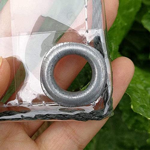 Lona de plástico de PVC con ojales de 0.3 mm para evitar lluvia y frío en marquesinas 5
