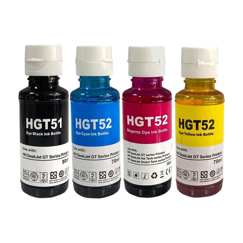 Encre GT53 GT52 noire et couleur pour imprimantes HP Smart Tank 411 672