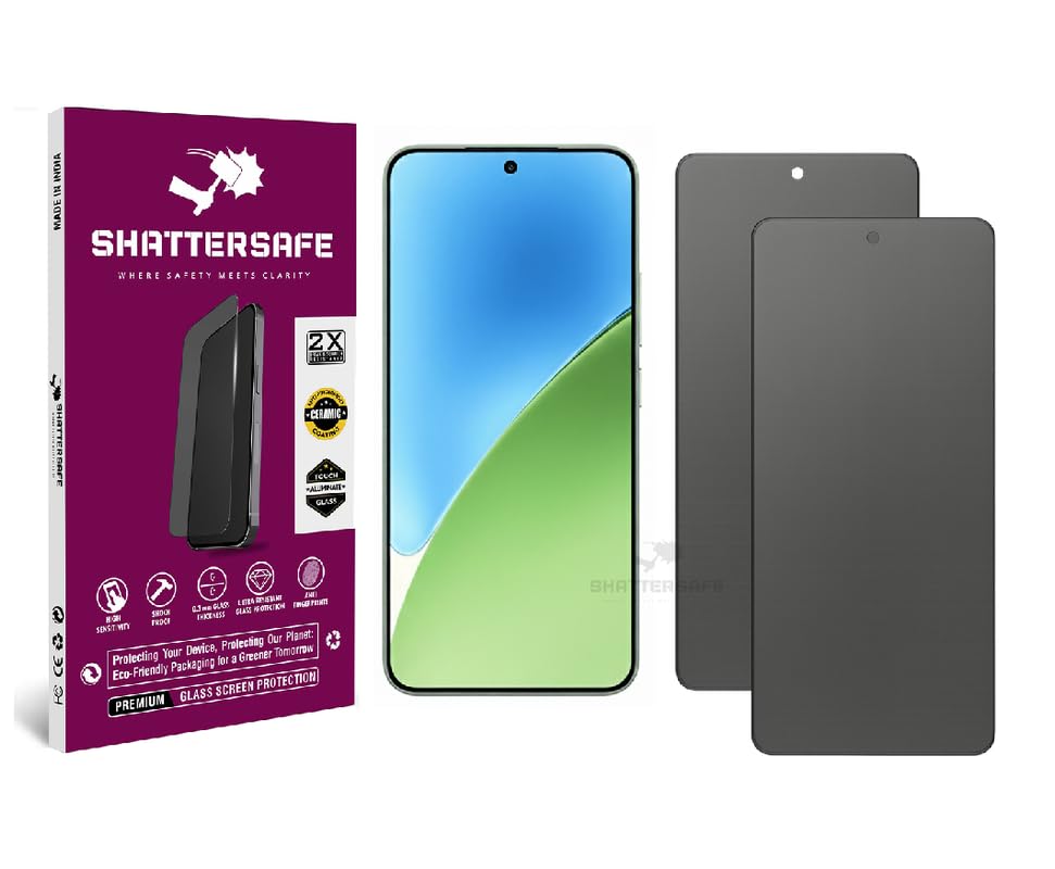 Image of Gorilla Matte Tempered Glass Compatible For Xiaomi 15 [Pack of 2] - Anti Glare, Scratch Resistant, Edge to Edge Protection With Easy Installation Kit & Case Friendly Fit.