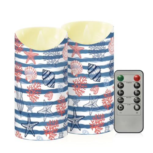 Velas de pilar de plástico parpadeantes con temporizador para el hogar