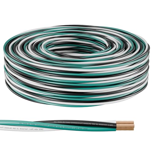 FIRMERST 12 AWG THHN/THWN Copper Wire 3-Color Pre-Twisted 100 FT