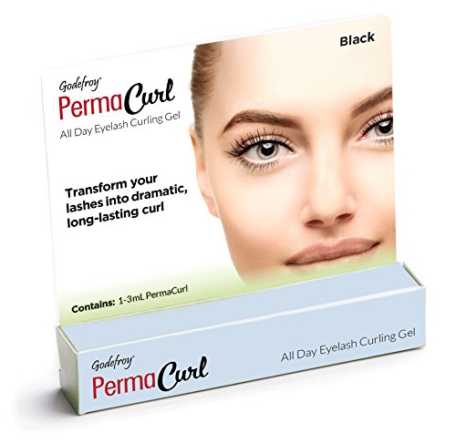 Godefroy PermaCurl All Day Eyelash Curling Gel, 0.1 Ounce, Black