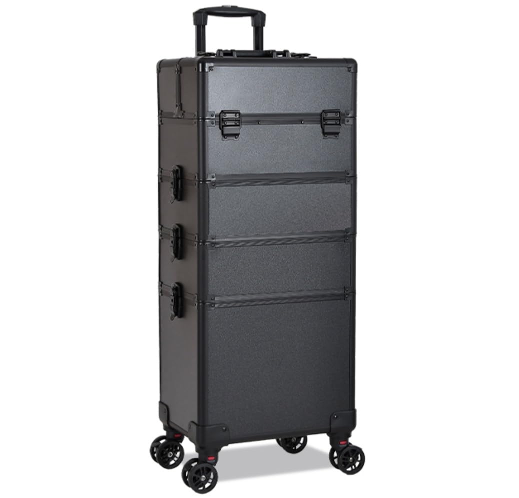 Hair Salon Trolley Cosmetic Case Makeup Rolling Beauty Salon Professional Organiser Rollling Trolley Box Organization