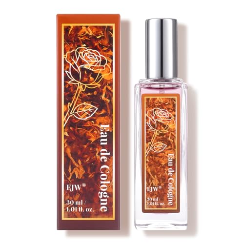 EJW Tobacco Rose Body Spray for Women | Warm Floral Hair Perfume & Body Mist, Alcohol-Free Long-Lasting Fragrance with Aloe & Collagen, 1.01 fl oz (Tobacco Rose)