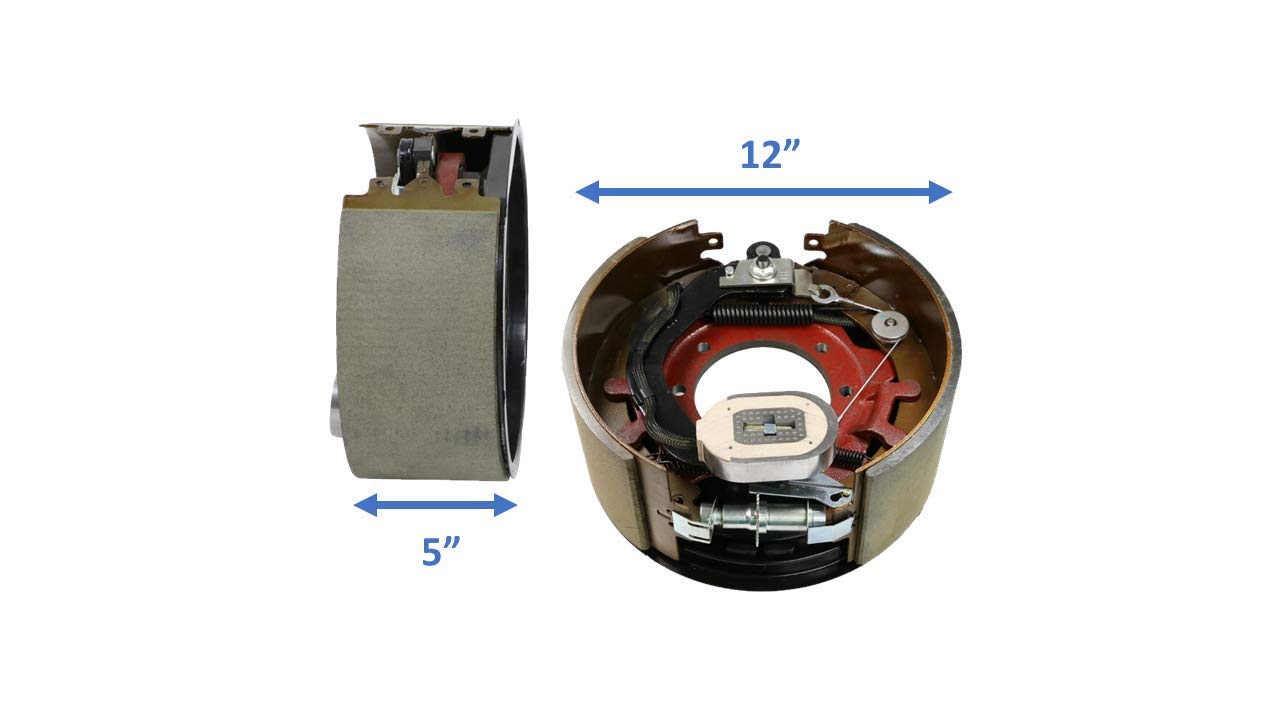 M-Parts Electric Trailer Brake Left Hand Side 12-1/4