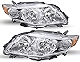 TUSDAR Headlight Assembly Set for 2009/2010 Toyota Corolla Driver and Passenger side