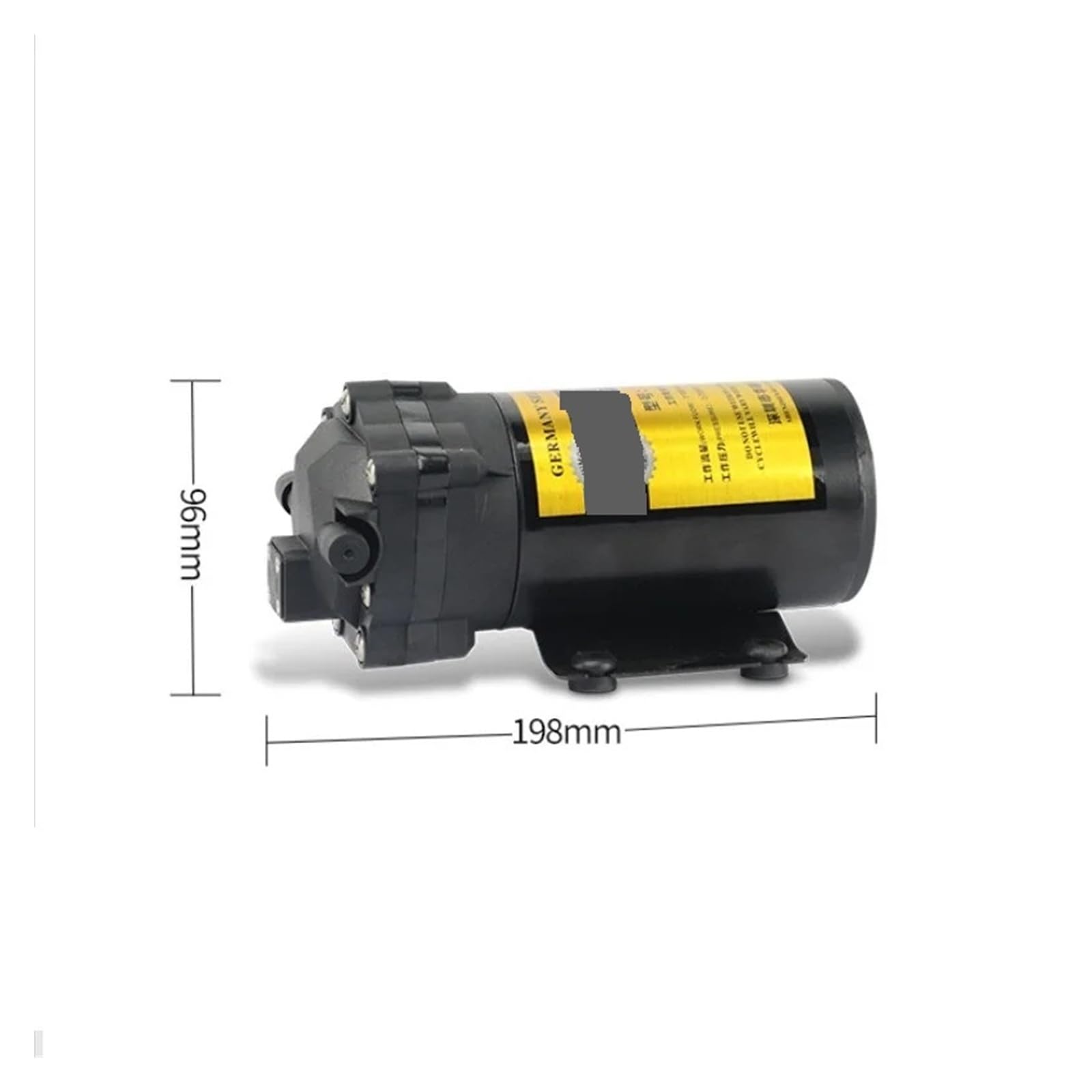 Pompa booster a membrana da 600 Gpd, pompa ad alta pressione da 24 V, parti for purificatore d'acqua, sistema di osmosi inversa for acquario per sottolavello