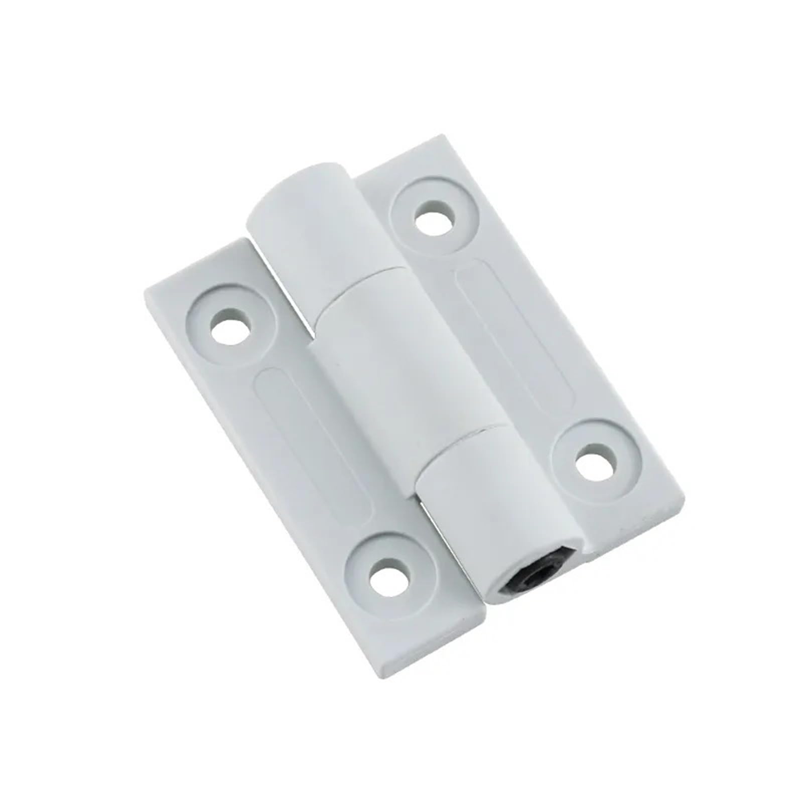 Kdhcvkz White 1Pcs Black Plastic Damping Torque Hinge 270 Degrees(White)