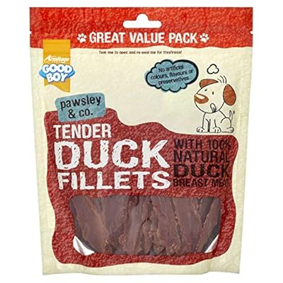 Good Boy - Tender Duck Fillets - Dog Treats - Made With 100% Natural Duck Breast Meat - 320 Grams - Low Fat Dog Treats (Case of 3)