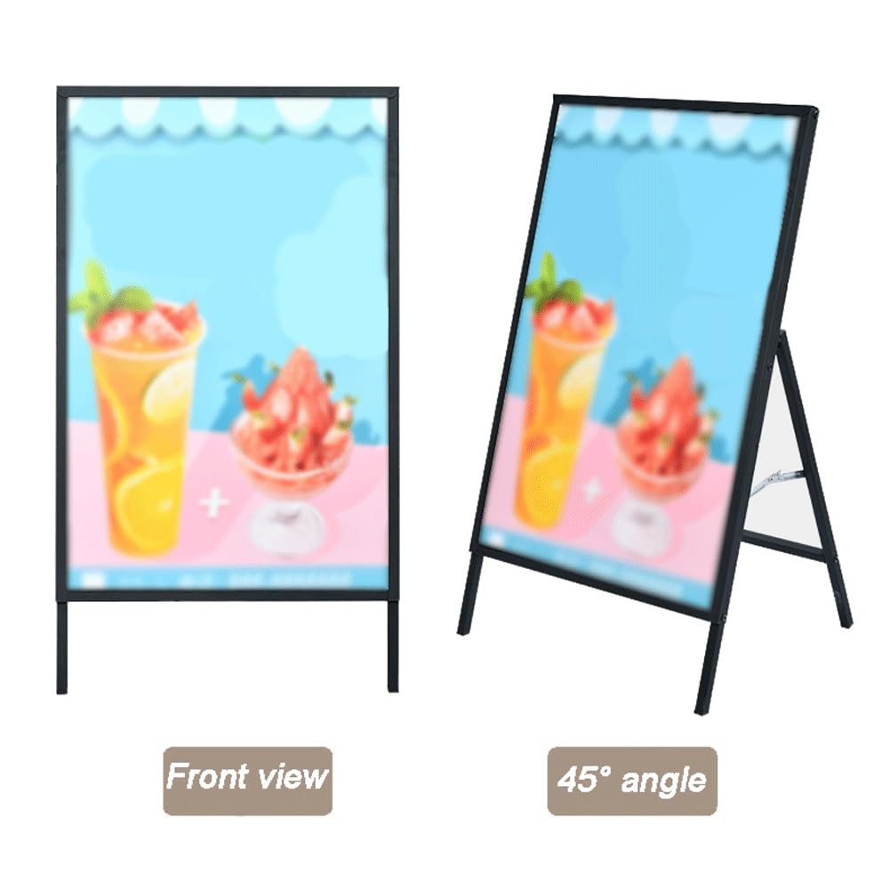 EstanSoporte Para Carteles, Soporte Plegable Para Exhibición De Carteles | Soporte portátil para menús | Para exposiciones y tiendas, tanto en interiores como en exteriores(Handled version)